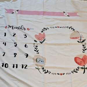 Monthly milestone cloth for babies